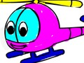Lojë Ngjyrosje në helikopter në shkollë  në internet
