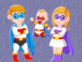 Lojë Jigsaw Super Hero Family  në internet