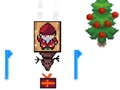 Lojë Pixel Santa Run në internet