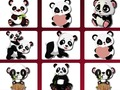 Lojë Sfidë e Kujtesës Panda Cute  në internet