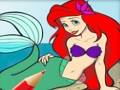 Lojë Lojë e ngjyrosjes Princess Mermaid  në internet