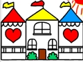 Lojë Kthehu tek Libri i Ngjyrosjes së Shkollës DOLLHOUSE  në internet