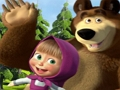 Lojë Dallimi Masha dhe Bear Spot  në internet