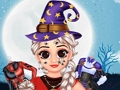 Lojë Princesha Përshëndetje Halloween  në internet
