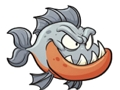Lojë Lojëra Jigsaw Cute Piranha  në internet