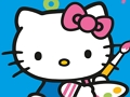 Lojë Ngjyra sipas numrit me Hello Kitty  në internet