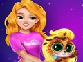 Lojë Shpëtim Kitty Princesha Bjonde  në internet