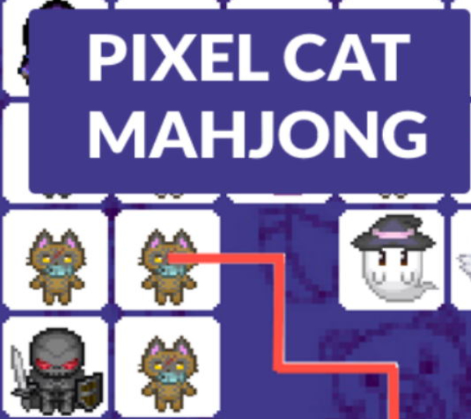 Lojë Mahjong macesh pixel  në internet
