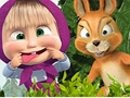 Lojë Koleksioni i Masha dhe Jigsaw Puzzle Bear  në internet