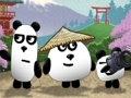 Lojë 3 panda në Japoni HTML5  në internet
