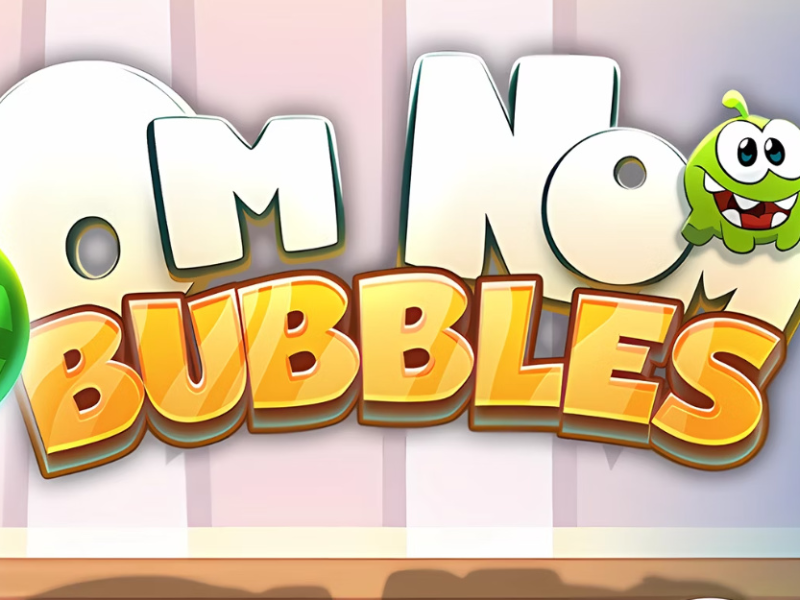Lojë Bubbles Om Nom në internet