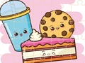 Lojë Jigsaw Ushqim Kawaii  në internet