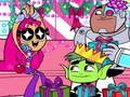 Lojë Teen Titans Yjet e Krishtlindjeve  në internet
