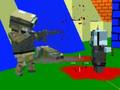 Lojë Qitje Zombie Blocky Gun Warfare  në internet