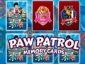 Lojë Kartat e kujtesës Paw Patrol  në internet