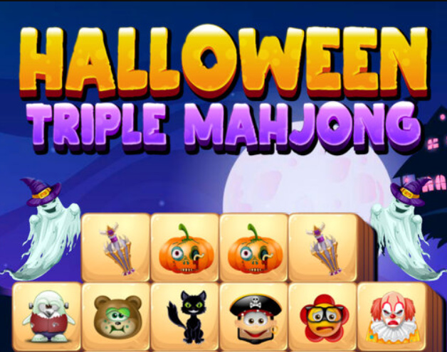 Lojë Halloween Triple Mahjong në internet