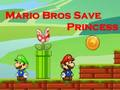 Lojë Mario Bros Save Princess në internet