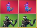 Lojë Kujtesa Fortnite përputhet në internet