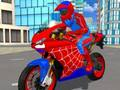 Lojë Hero Stunt Spider Spider Bike Simulator 3D 2 në internet