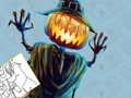 Lojë Libri i ngjyrosjes së Halloween  në internet
