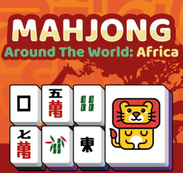 Lojë Mahjong rreth botës Afrikë  në internet