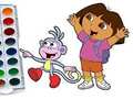 Lojë Libri i ngjyrosjes Dora The Explorer  në internet