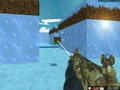 Lojë Bllokues swat duke qëlluar multiplayer iceworld në internet
