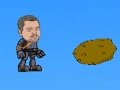 Lojë Mos shikoni lart! Duke kërcyer  në internet