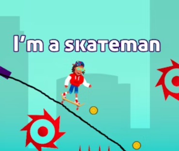 Lojë Unë jam një skateman  në internet