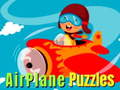 Lojë Puzzles me aeroplan  në internet