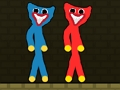 Lojë Kuq dhe blu Stickman Huggy  në internet