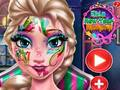 Lojë Elsa Makeup për Vitin e Ri  në internet
