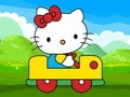 Lojë Jigsaw Cute Kitty Car në internet