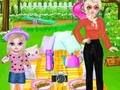 Lojë Dita e piknikut të familjes së princeshës  në internet