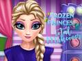 Lojë Princeshë e ngrirë Makeover total në internet