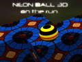 Lojë Neon Ball 3d në arrati  në internet