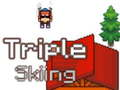 Lojë Ski trefishtë 2D  në internet