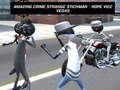 Lojë Krim i mahnitshëm i çuditshëm Stickman Rope Vice Vegas në internet