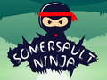 Lojë Somersault ninja në internet