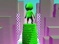 Lojë Ngjyrat e kullave të stivës funksionojnë në 3d-Tower run kube surfer  në internet