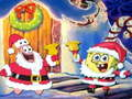 Lojë SpongeBob Krishtlindjeve Jigsaw Puzzle  në internet