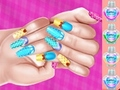 Lojë Elsa Princess Tema Nail Art Diy  në internet