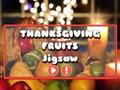 Lojë Jigsaw me fruta të falenderimeve  në internet
