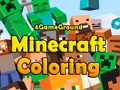 Lojë Libër për t'u ngjyrosur Minecraft  në internet