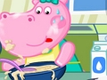 Lojë Shkolla e gatimit Hippo  në internet