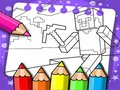 Lojë Libri i ngjyrosjes Minecraft  në internet
