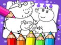 Lojë Libri i ngjyrosjes së derrit Peppa  në internet