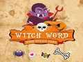 Lojë Witch Word lojë puzzle Halloween  në internet