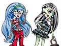 Lojë Libër për t'u ngjyrosur për Monster High  në internet
