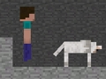 Lojë Steve dhe Wolf  në internet